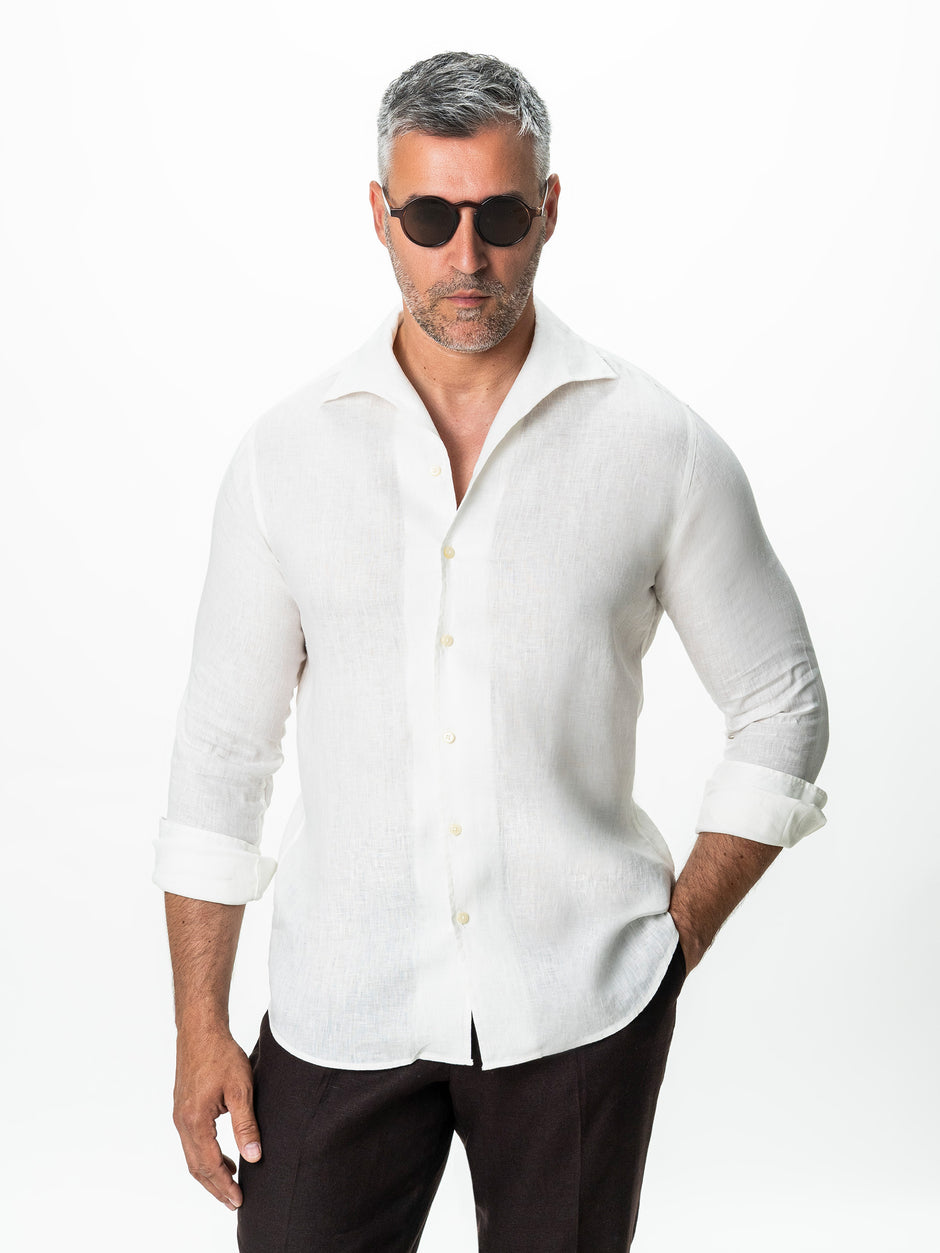 Tinuta Barbati Completa Smart Casual de Vara Mocha Bman1127 (4)