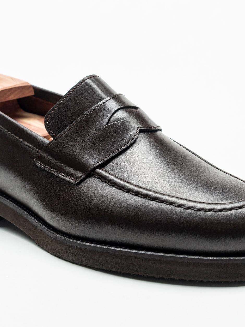 Mocasini Cafenii Barbati Din Piele Naturala Formal Loafers Bman222 (4)