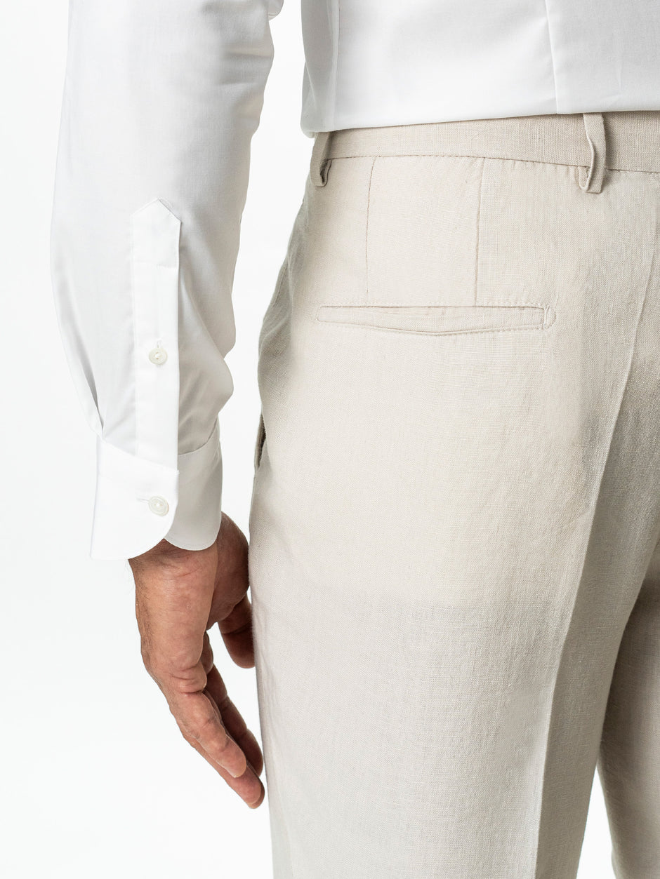 Pantaloni Barbati Crem din In Natural BMan0004 (5)