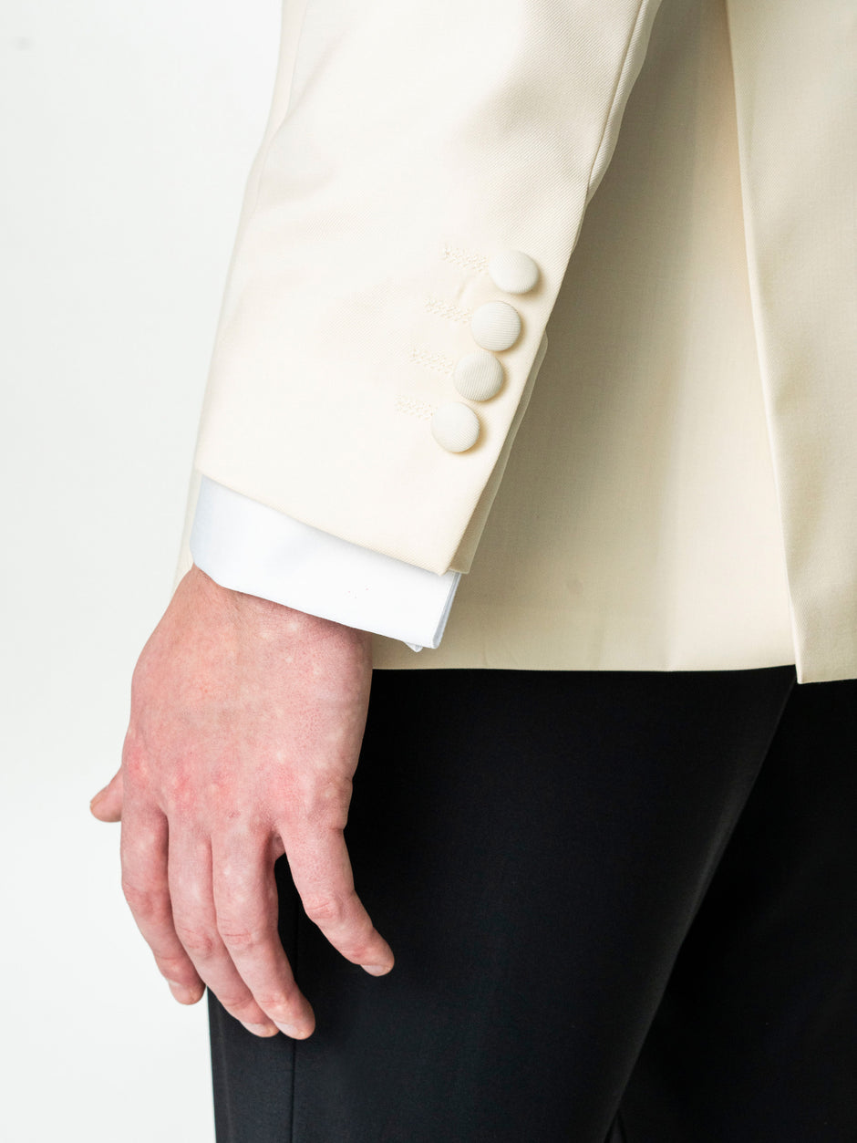 Costum Mire Smoking Alb Perla Lana Vitale Barberis SuperBio 21 Microni BMan342 (10)