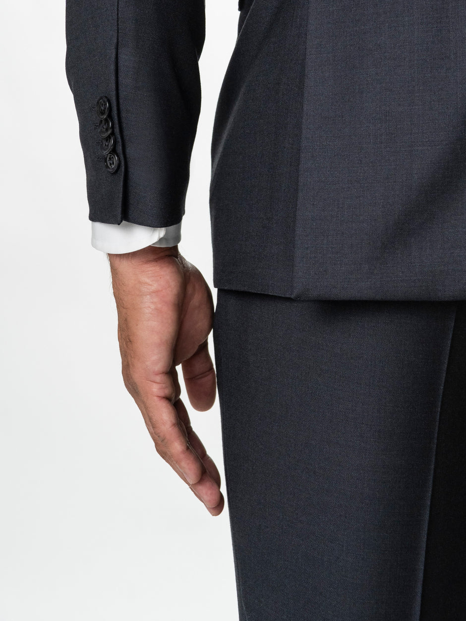 Costum Barbati Gri Inchis 100% Lana Vitale Barberis BMan1111 (11)