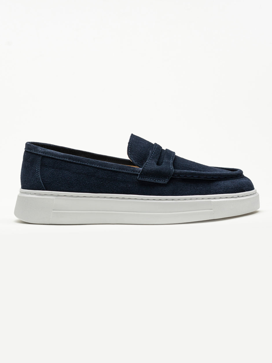 Mocasini Barbati Smart Casual Bleumarin De Vara Piele Naturala BMan217 (5)