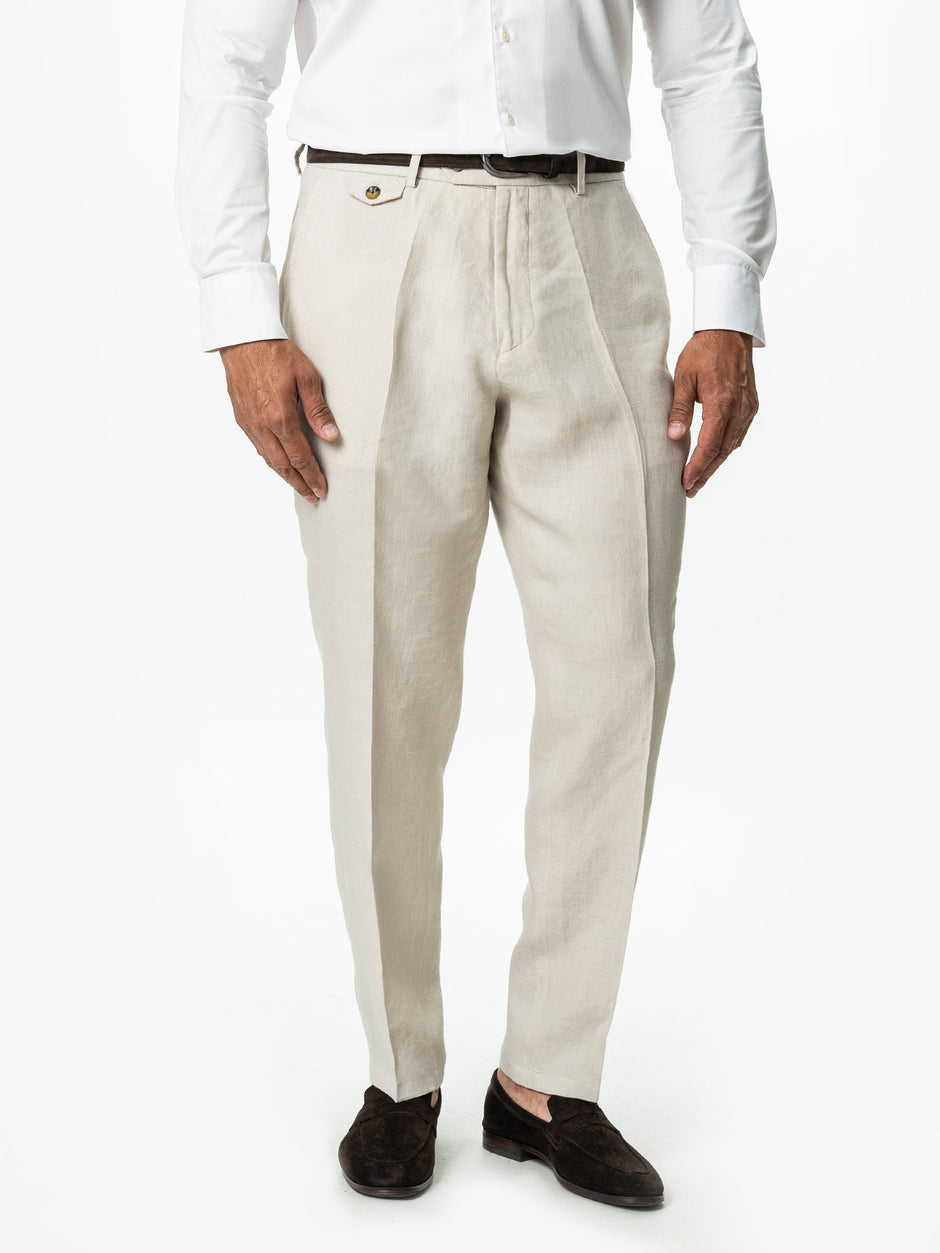 Pantaloni Barbati Crem din In Natural BMan0004 (7)