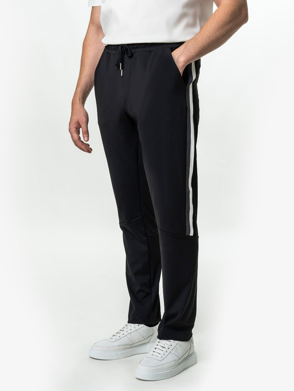 Trening Barbati Casual Negru Bumbac Egiptean BMan0001 (3)