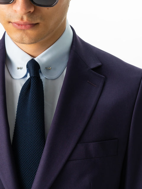 Costum Bărbați Mov Elegant De Vară Croială Modern Fit BMan0016 (8)