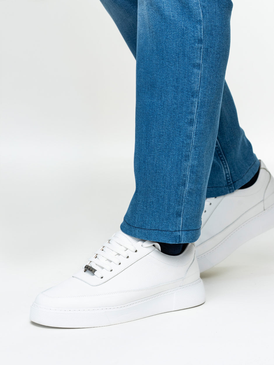 Blugi Barbati Albastru Denim Comfort Fit All Season BMan0005 (6)