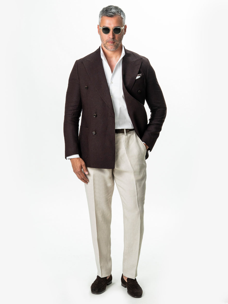 Sacou Vara Barbati Maro Din In Natural Vitale Barberis BMan0027 (2)