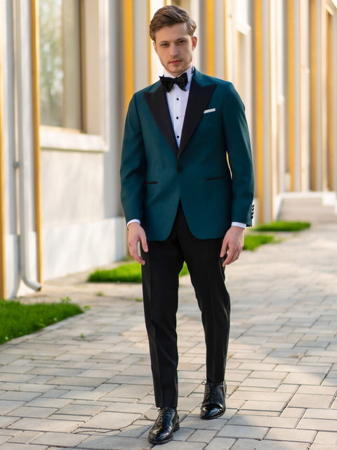 Tinuta Completa Mire Smoking Barbati Negru Formal Essential Gala & Ceremonie BMan1007