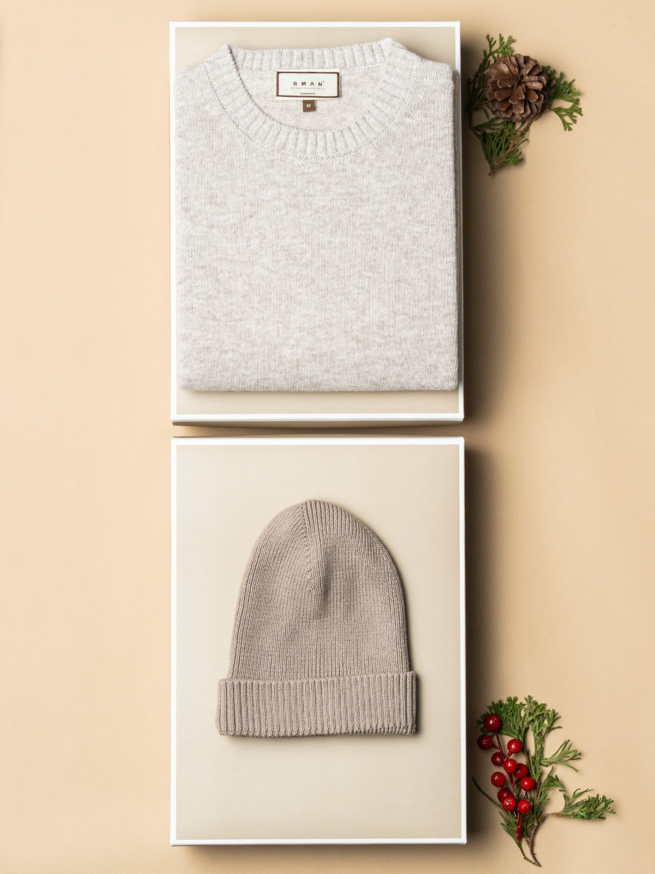 Pachet Cadou Barbati Pulover Cu Accesoriu Bman0103 (2)