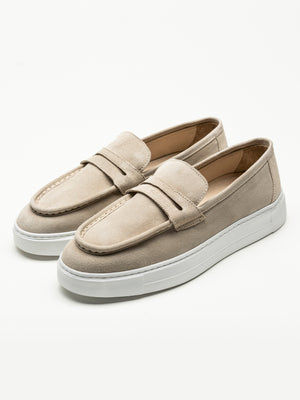 Mocasini Barbati Smart Casual Crem De Vara Piele Naturala BMan217