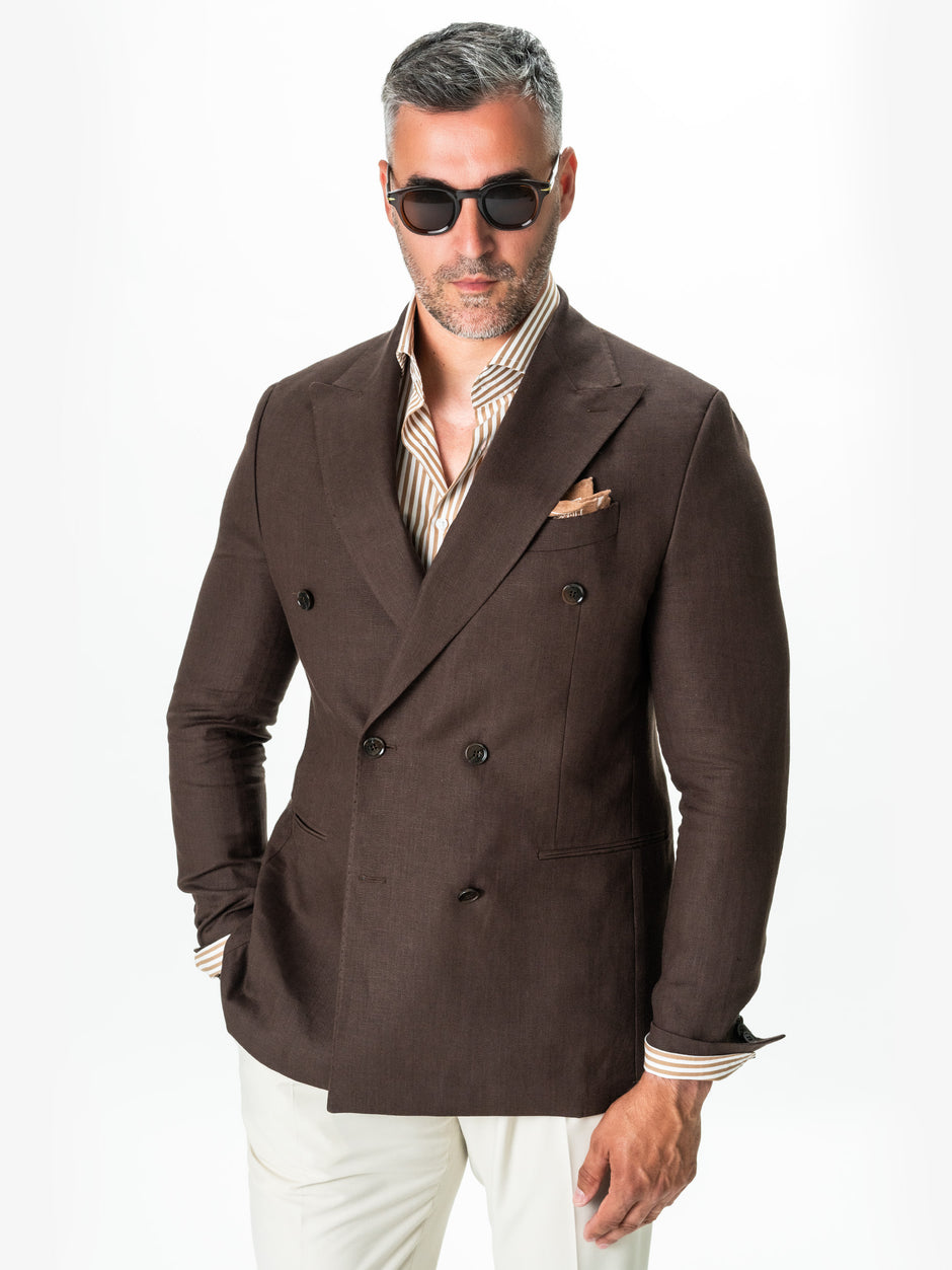 Sacou Vara Barbati Maro Din In Tesatura Vitale Barberis Bman0022 (4)