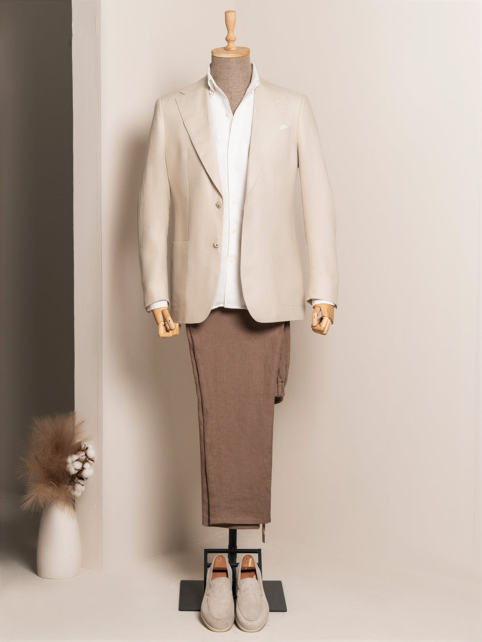 Tinuta Barbati Completa Smart Casual Latte Bman1092 (4)