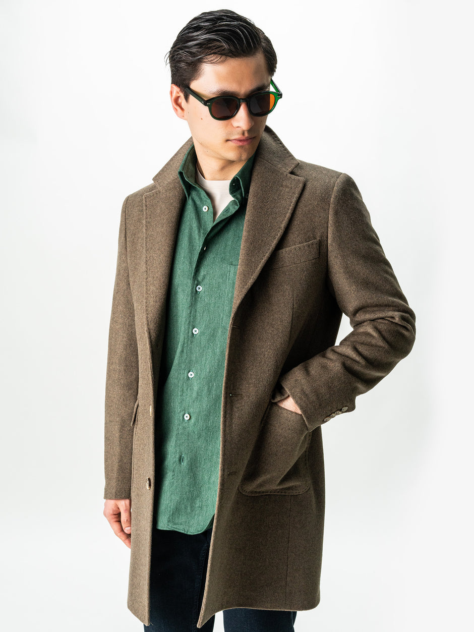 Camasa Barbati Casual Verde Brad Din Bumbac Natural Tip Flanel BMan0037 (8)