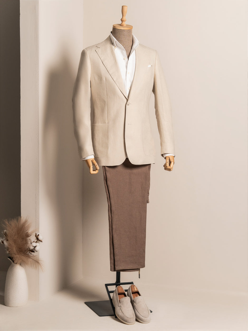 Tinuta Barbati Completa Smart Casual Latte Bman1092 (1)