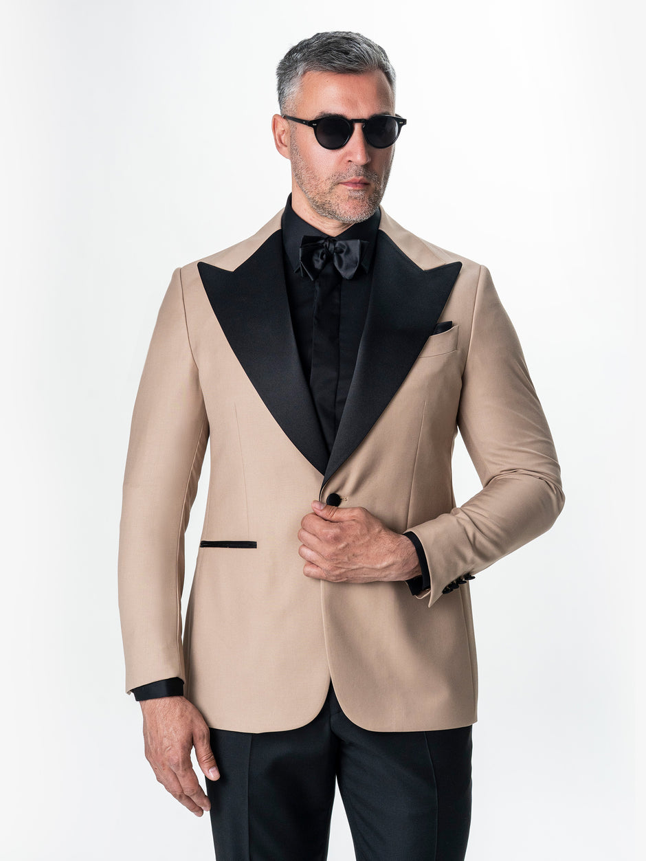 Tinuta Mire Ceremonie & Gala Negru Double Breasted 100% Lana Vitale Barberis Bman1042 (2)