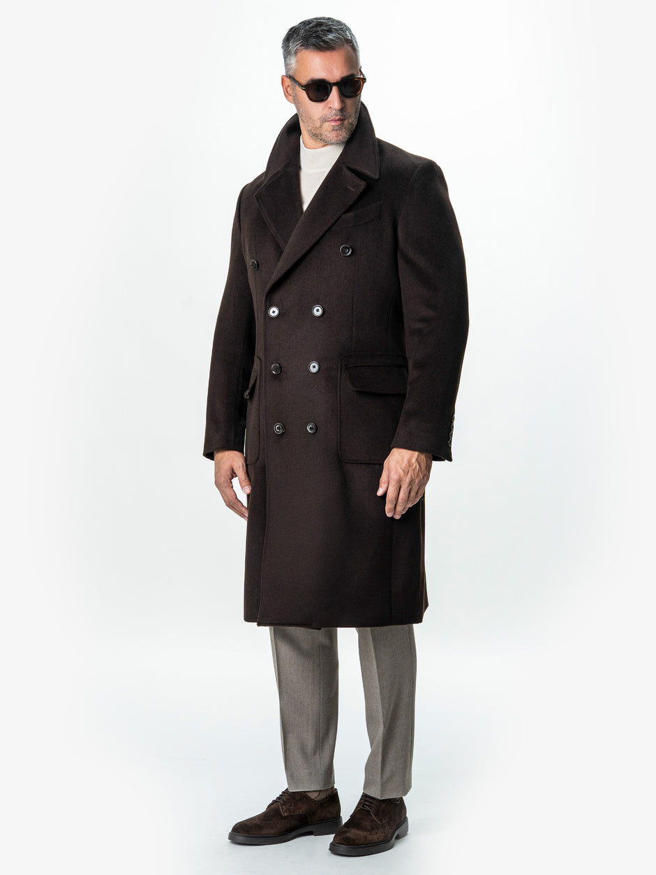Palton Barbati Toamna-Iarna Maro Inchis Design Londonez BMan0002 (2)