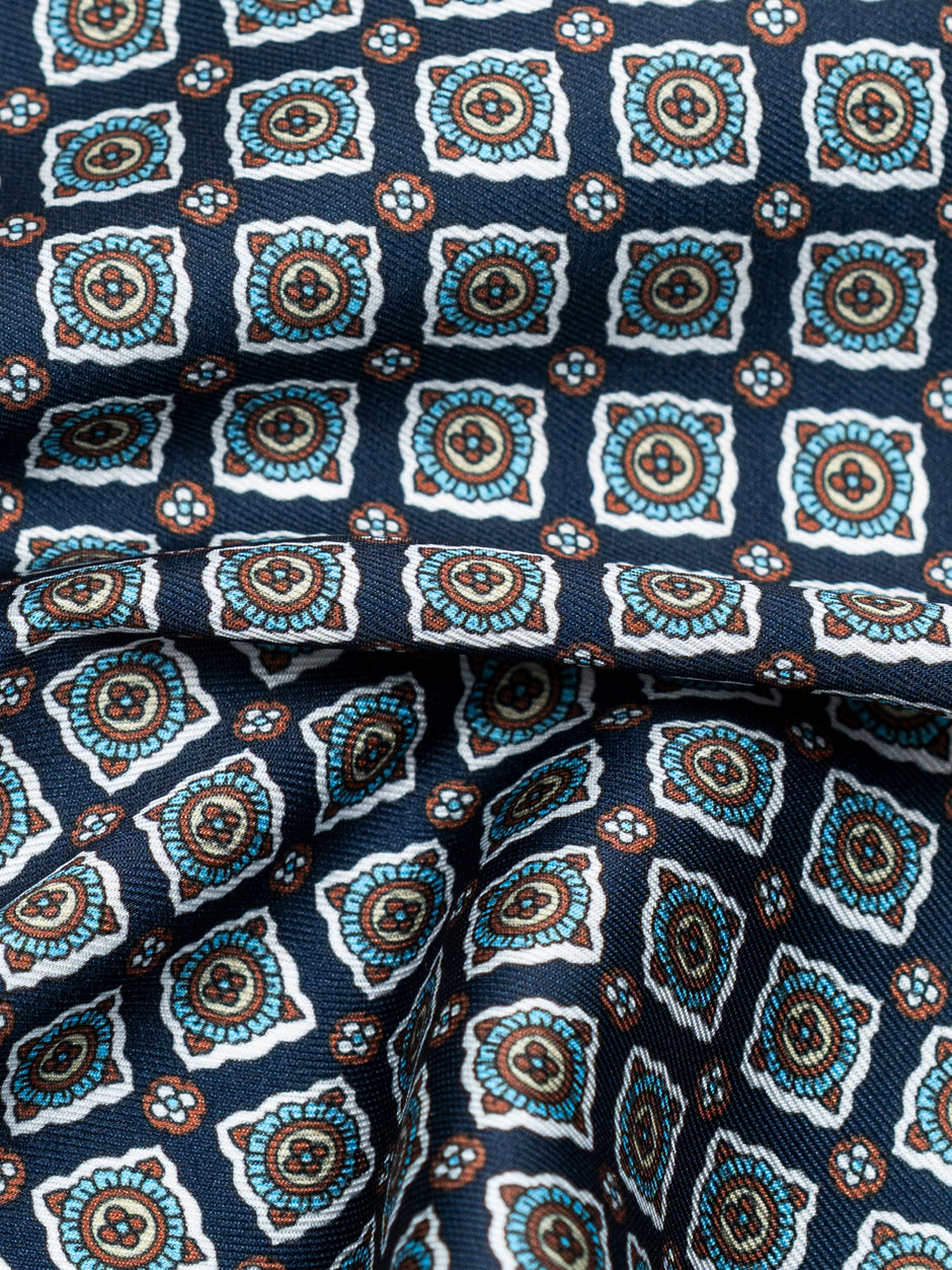 Batista Eleganta Bleumarin cu Imprimeu BMan453 (3)
