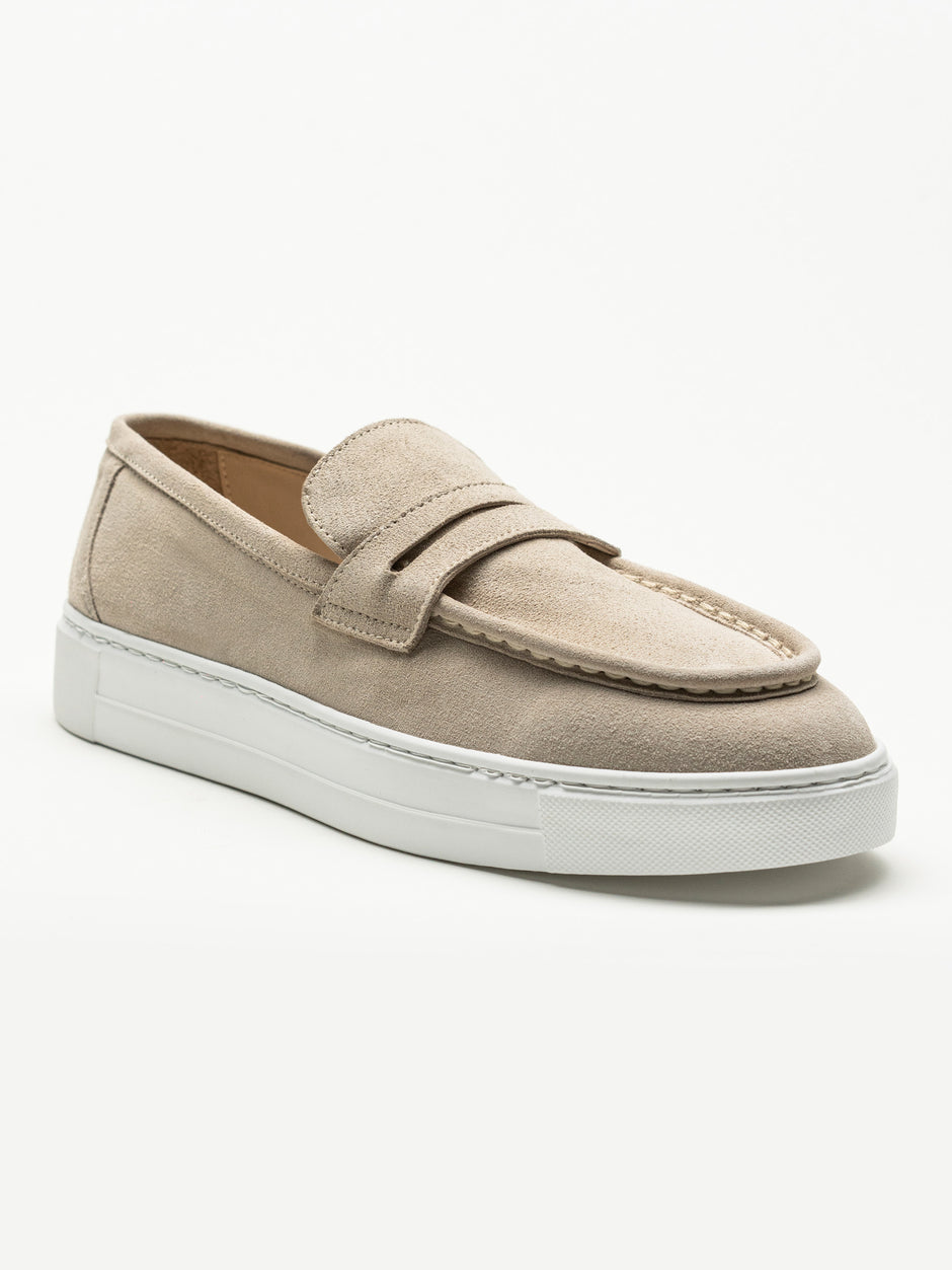 Mocasini Barbati Smart Casual Crem De Vara Piele Naturala BMan217 (2)