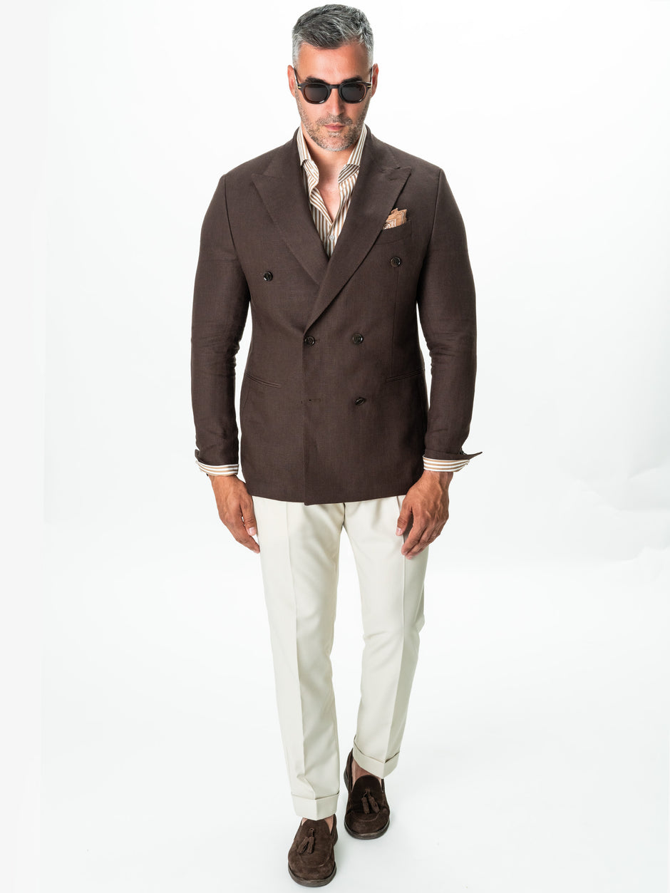 Sacou Vara Barbati Maro Din In Tesatura Vitale Barberis Bman0022 (7)