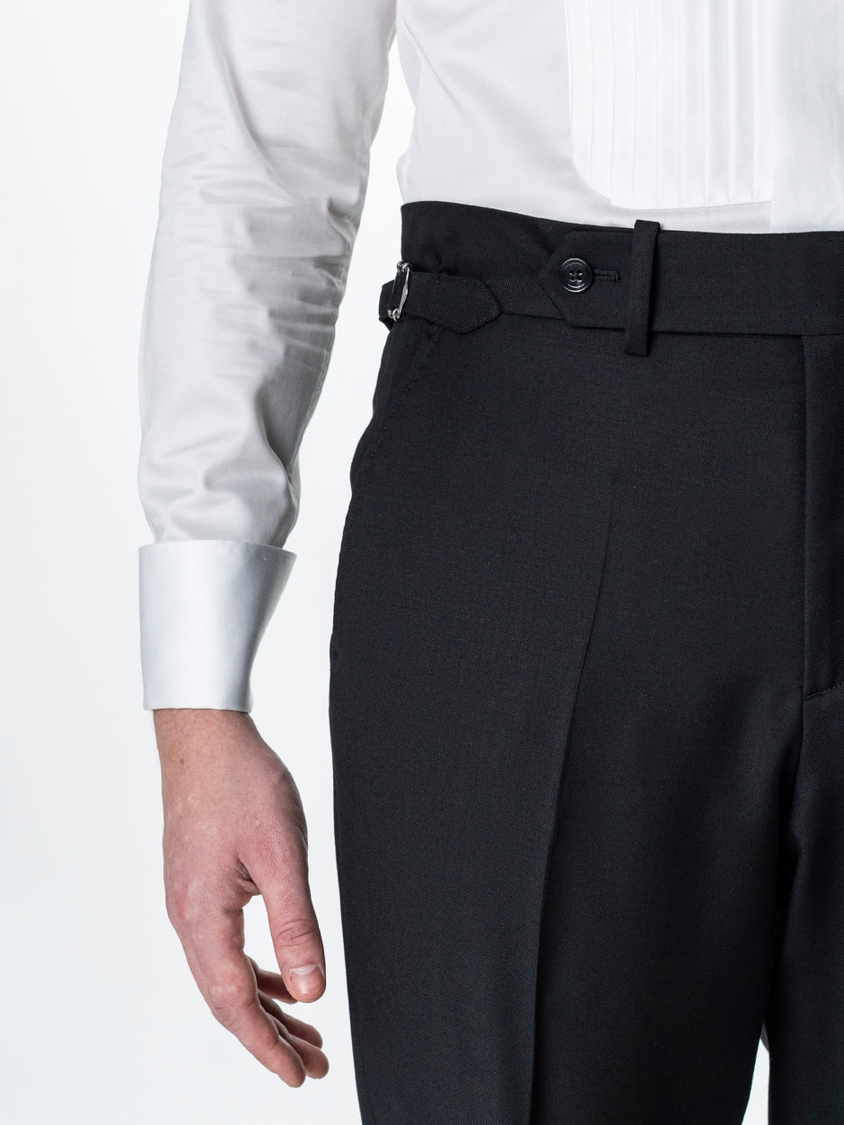 Costum Elegant Mire Bleumarin Tip Smoking Ceremonie Lana Sarto BMan0009 (8)