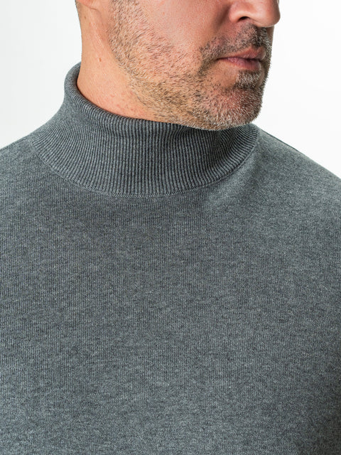 Pulover Tip Helanca Gri Bărbați 100% Bumbac Premium Levent Cottone BMan0007
