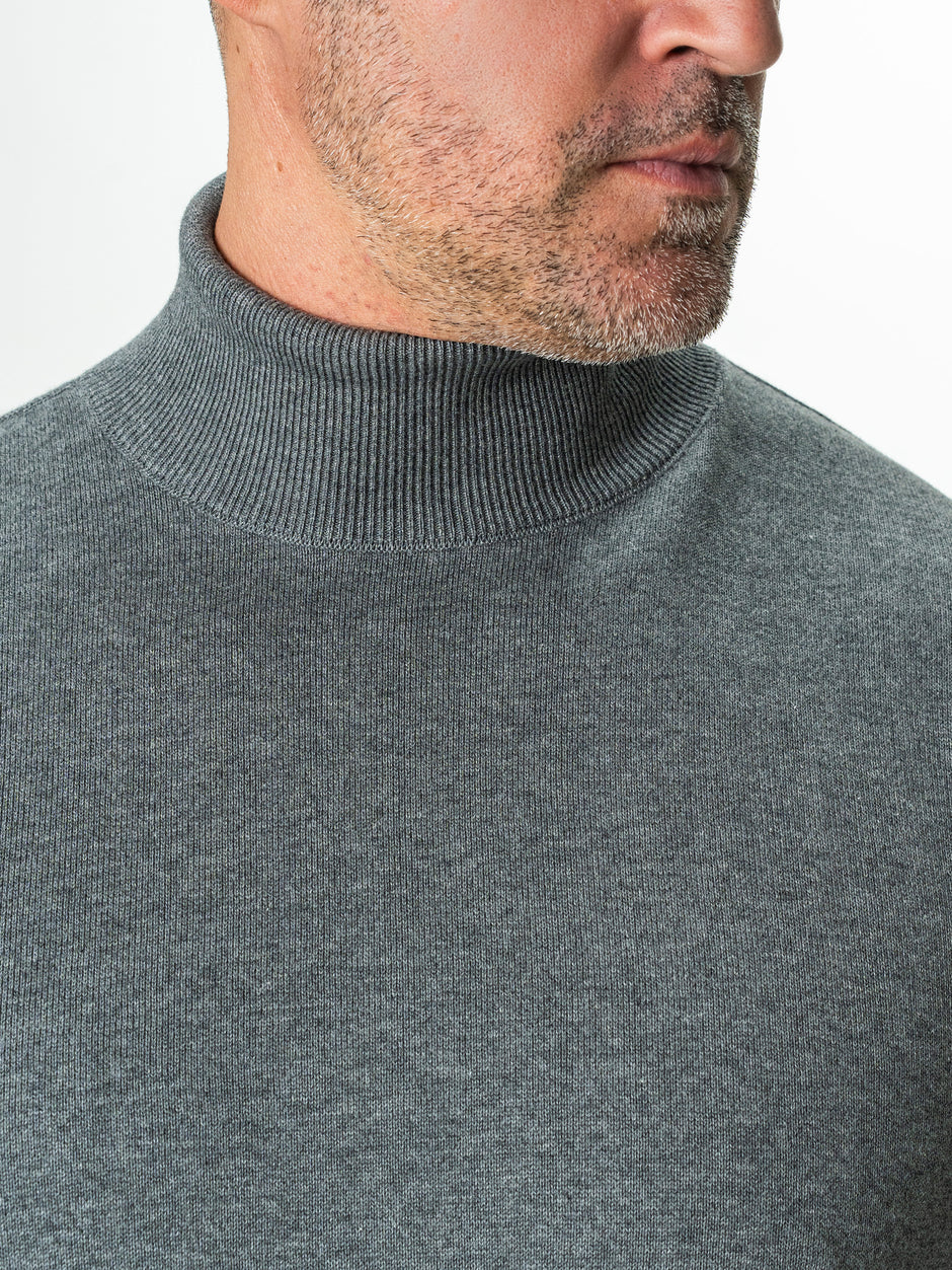 Pulover Tip Helanca Gri Bărbați 100% Bumbac Premium Levent Cottone BMan0007 (1)