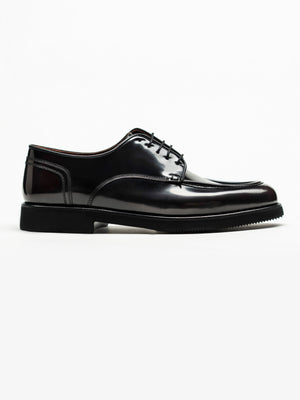 Pantofi Barbati Derby Piele Naturala Bordo Închis BMan0426