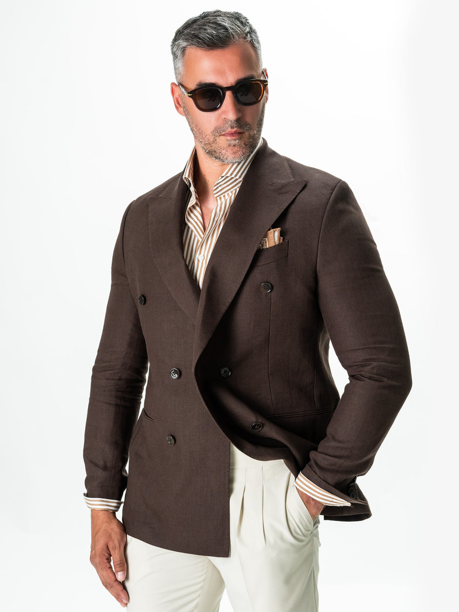 Sacou Vara Barbati Maro Din In Tesatura Vitale Barberis Bman0022 (1)
