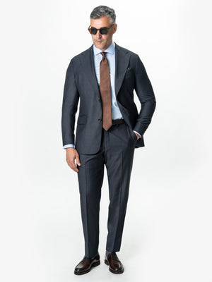 Costum Gri Antracit Barbati Elegant Din Lana Sarto BMan0018
