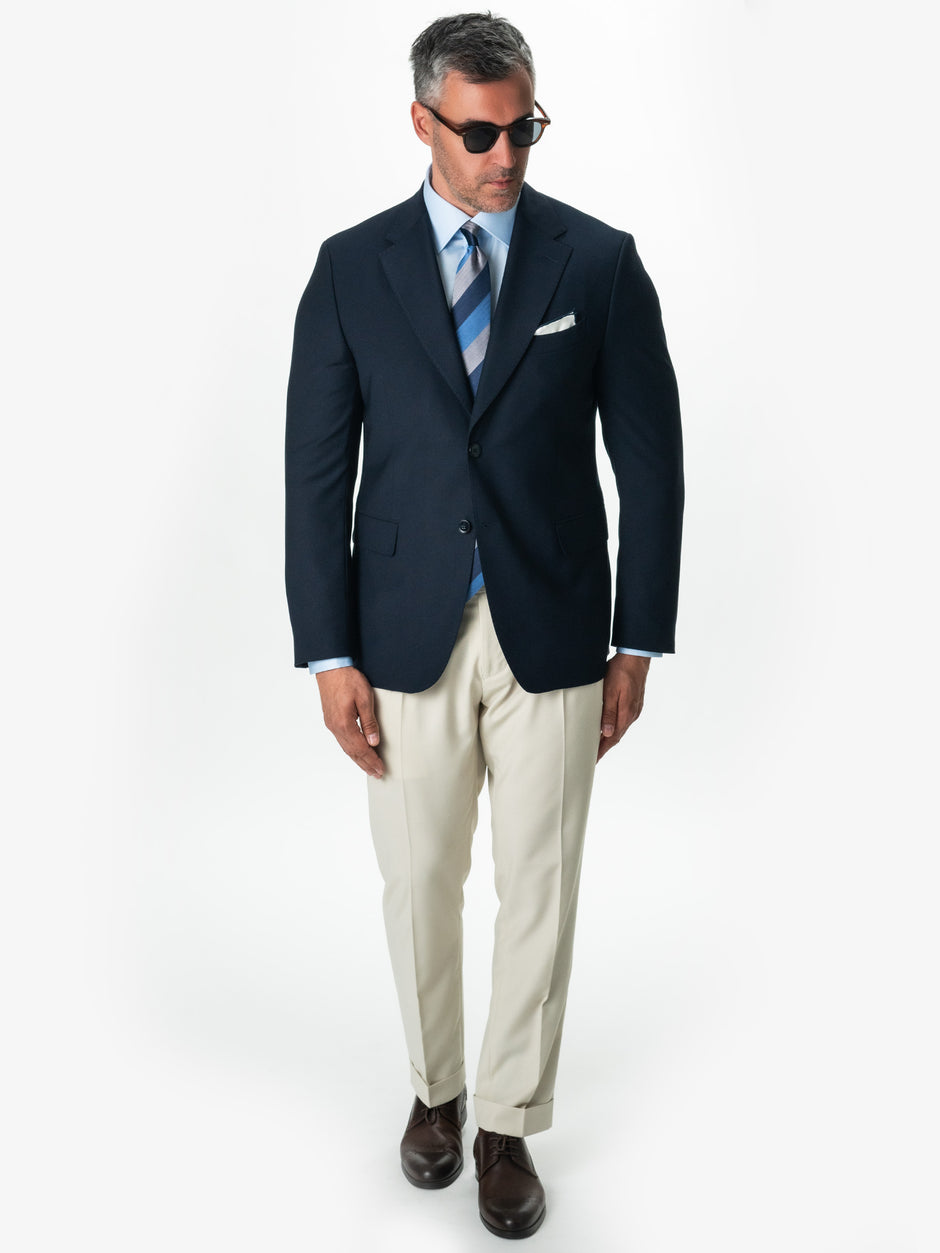 Camasa Barbati Albastru Bleu Bumbac Italian Monti Stretch No Iron BMan0001 (7)