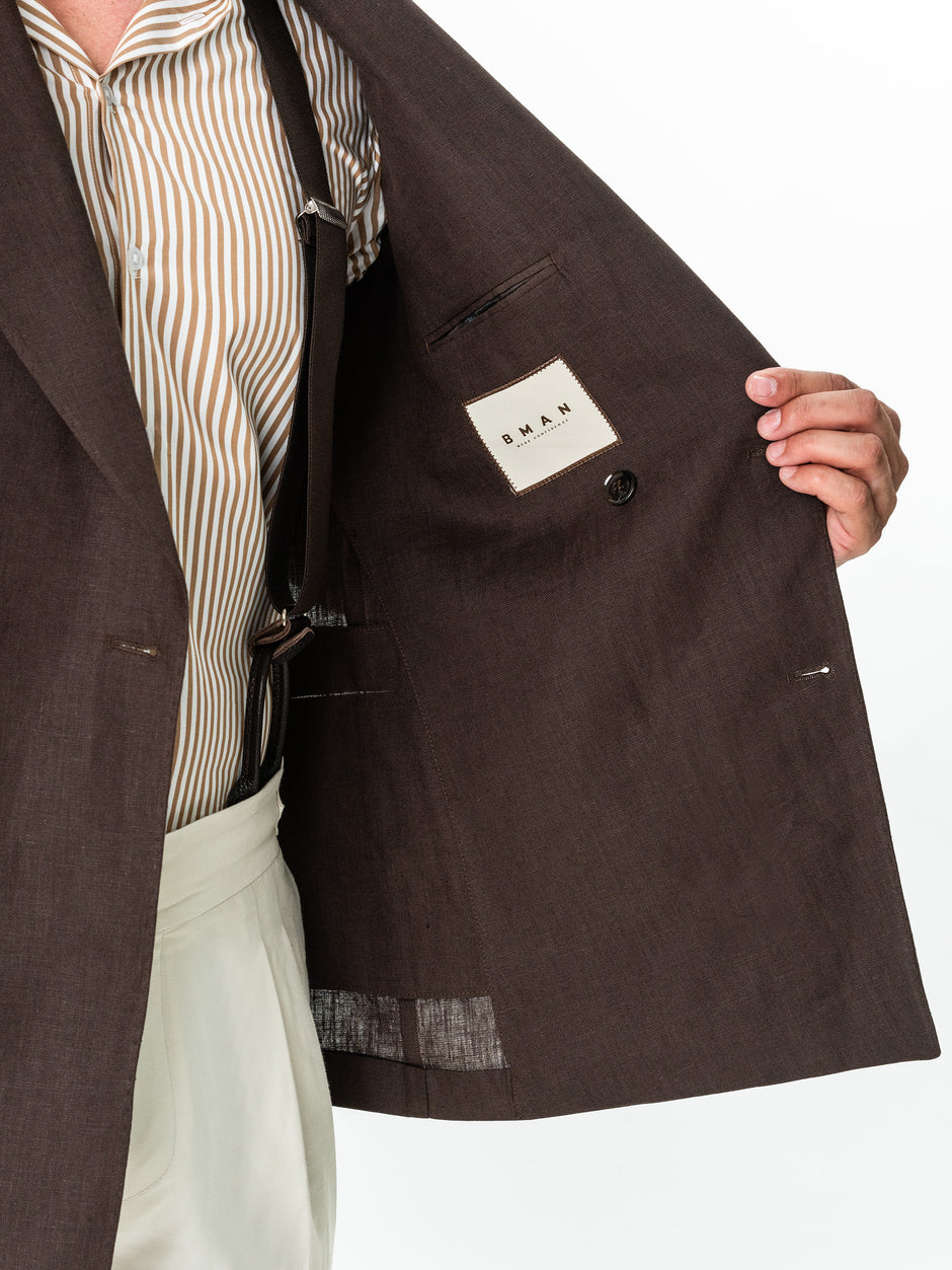 Sacou Vara Barbati Maro Din In Tesatura Vitale Barberis Bman0022 (5)
