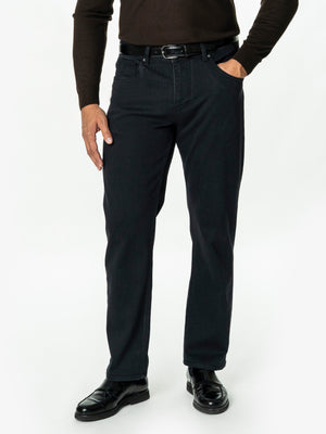 Blugi Barbati Negri Denim T400 Relaxed Fit BMan0011