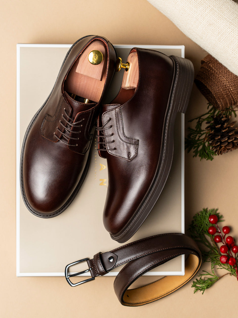 Pachet Cadou Barbati Incaltaminte Pantofi Cu Accesoriu Bman0030 (1)