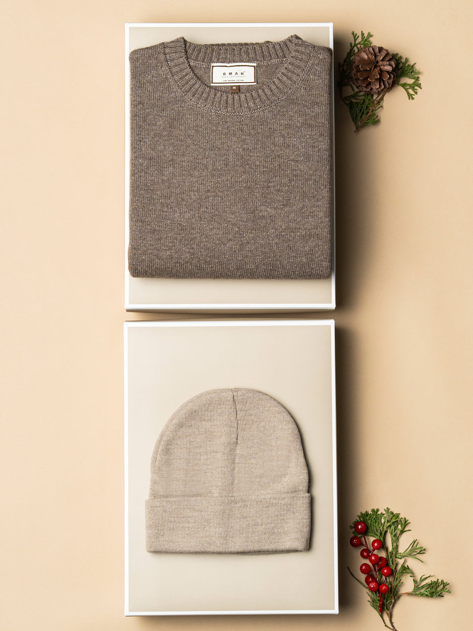 Pachet Cadou Barbati Pulover Cu Accesoriu Bman0104 (1)