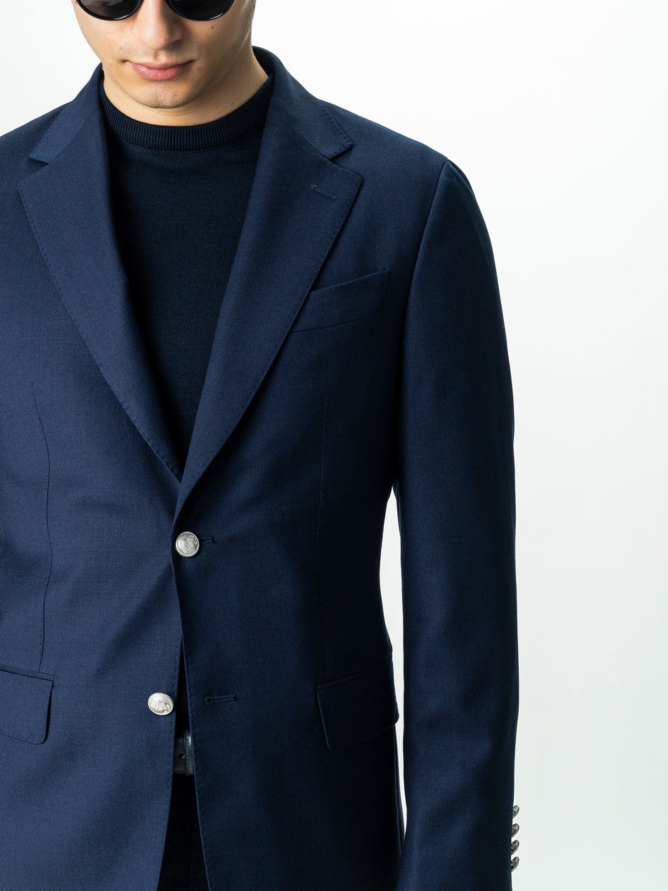 Sacou Barbati Bleumarin All Season 100% Lana Vitale Barberis BMan0059 (7)