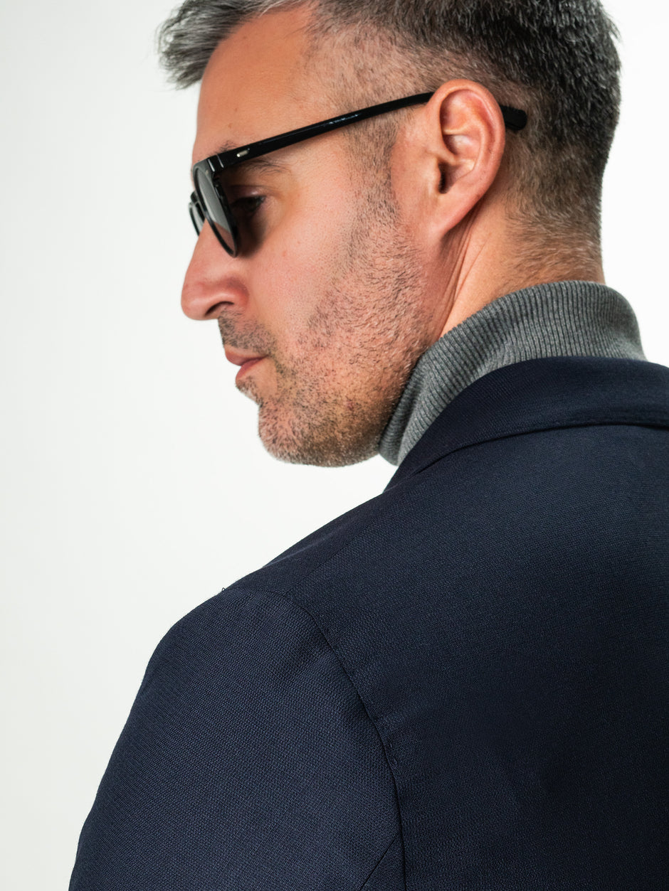 Costum Albastru Bleumarin 100% Lana Vitale Barberis Super 110's BMan0054 (9)