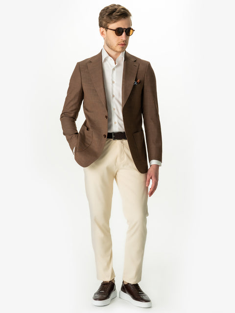 Sacou Barbati Maro Ocazie & Smart Casual Amestec Lana Rever Crestat BMan0003 (5)