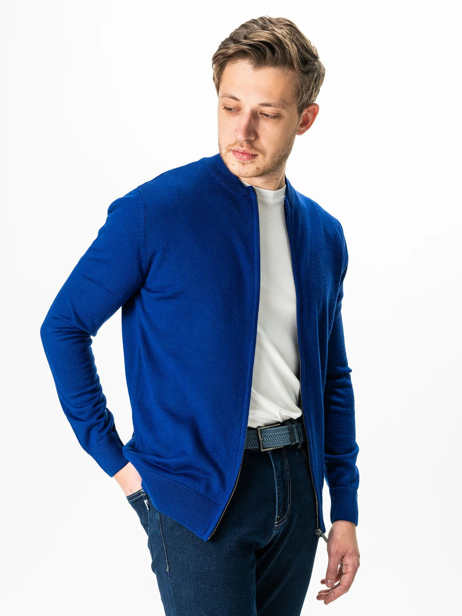 Pachet Cadou Barbati Pulover Lana Si Tricou Bumbac Egiptean Bman0334 (4)