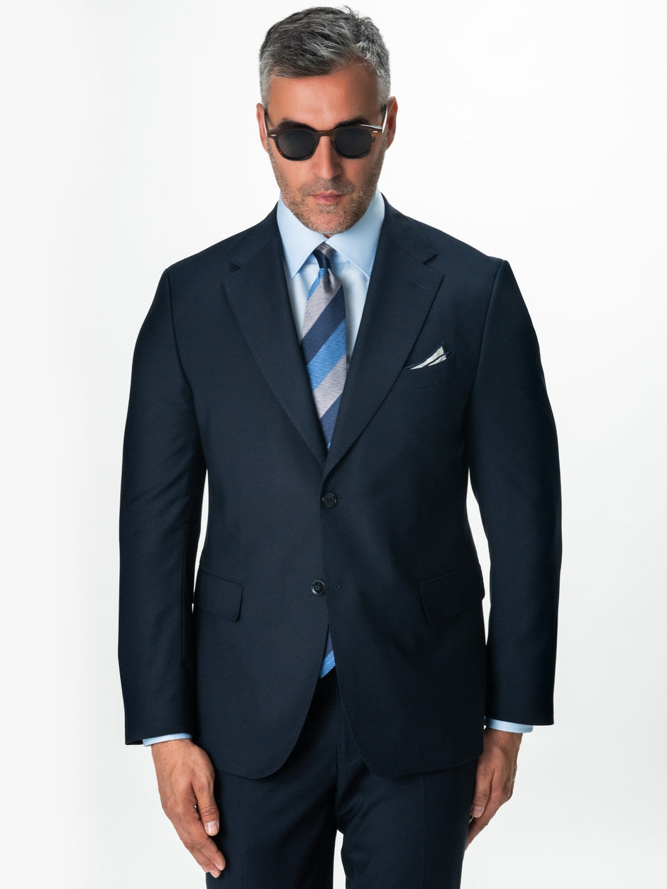 Costum Bleumarin Barbati Elegant Din Lana Sarto BMan0018 (4)