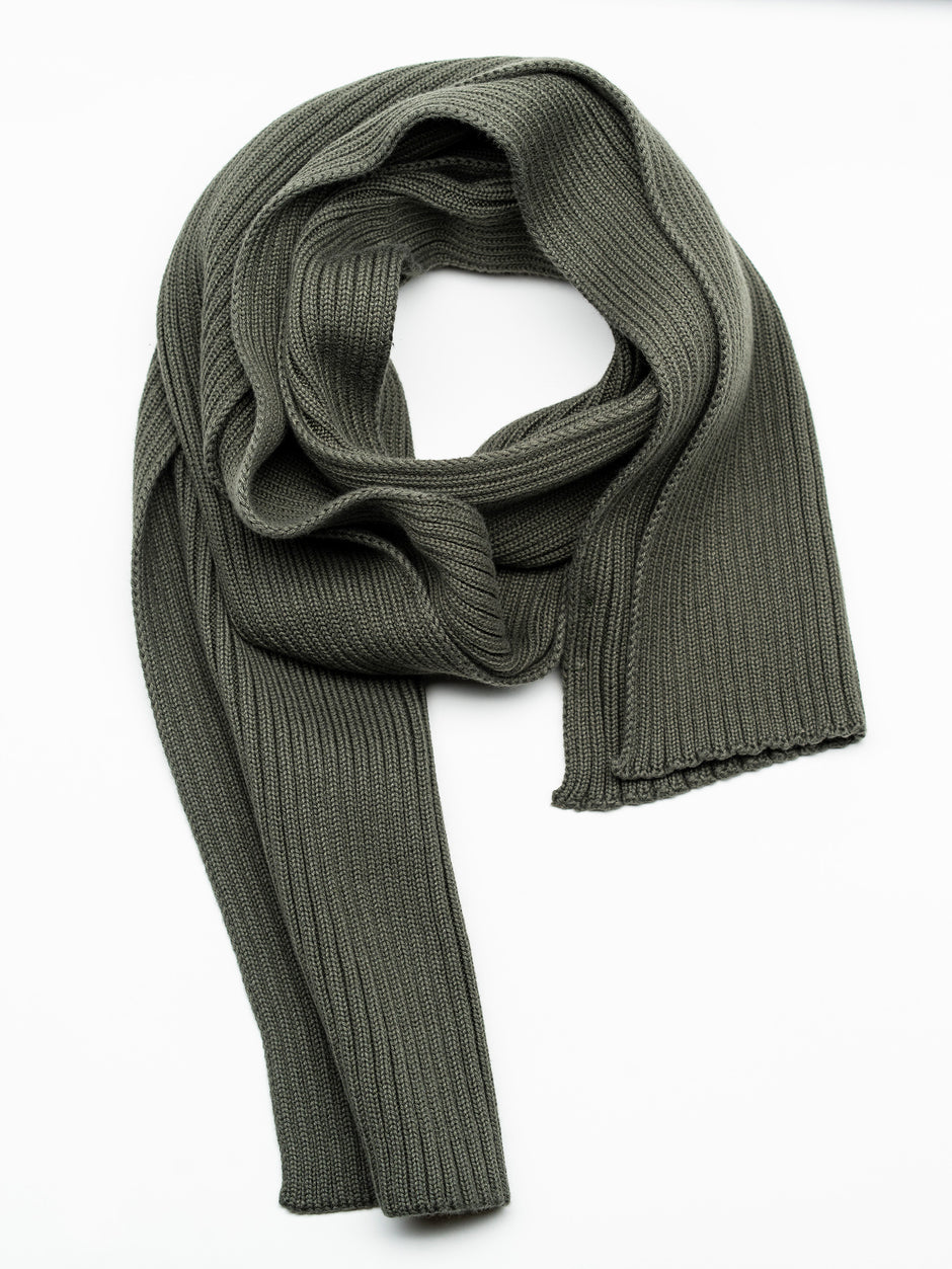 Esarfa Tip Fular Barbati Kaki 100% Bumbac Natural BMan002 (1)