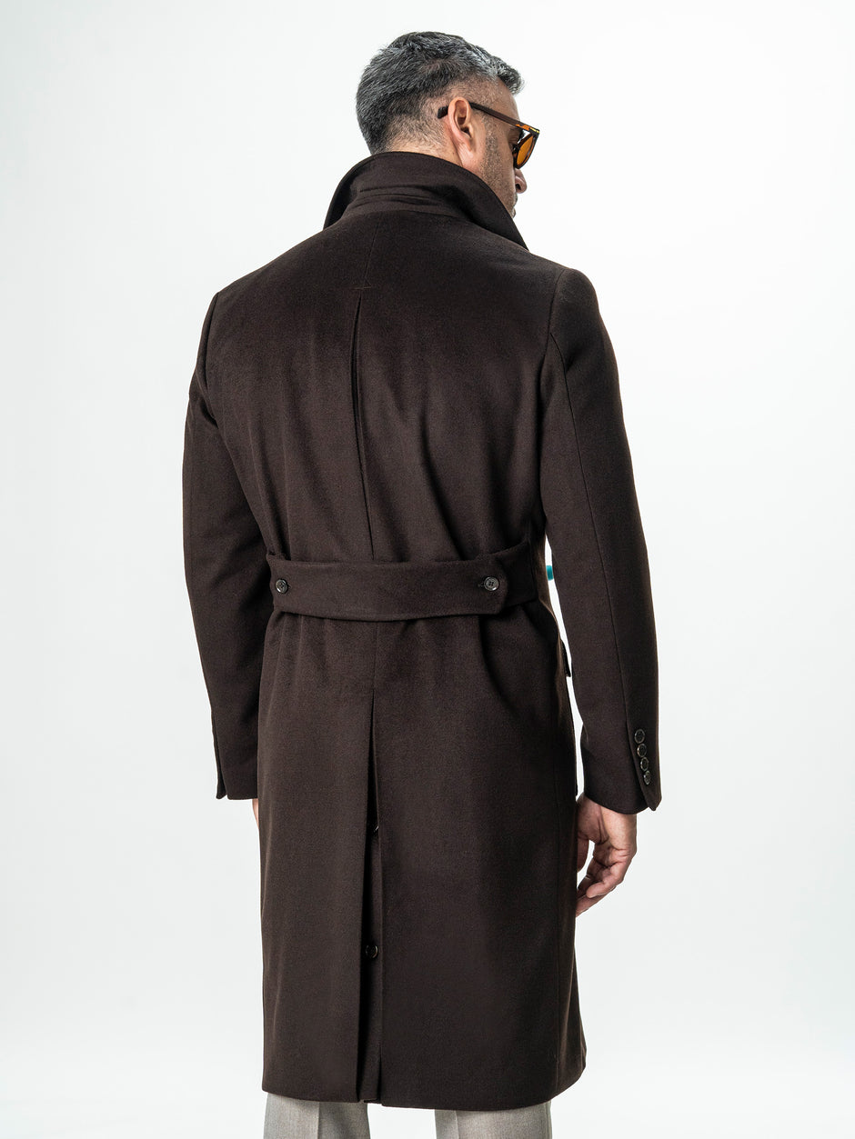 Palton Barbati Toamna-Iarna Maro Inchis Design Londonez BMan0002 (8)
