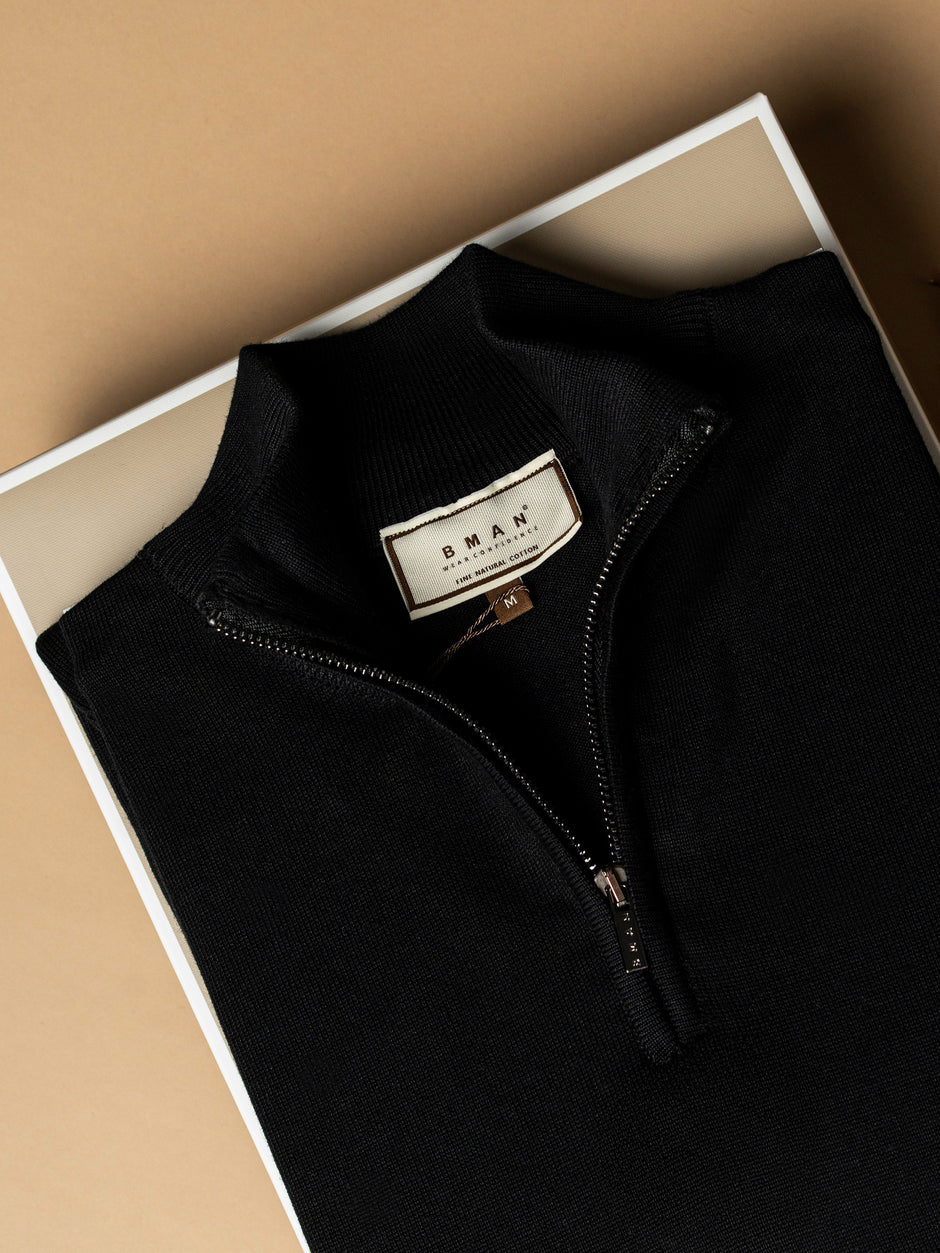 Pachet Cadou Barbati Pulover Cu Fermoar Si Camasa Bumbac Bman0009 (3)