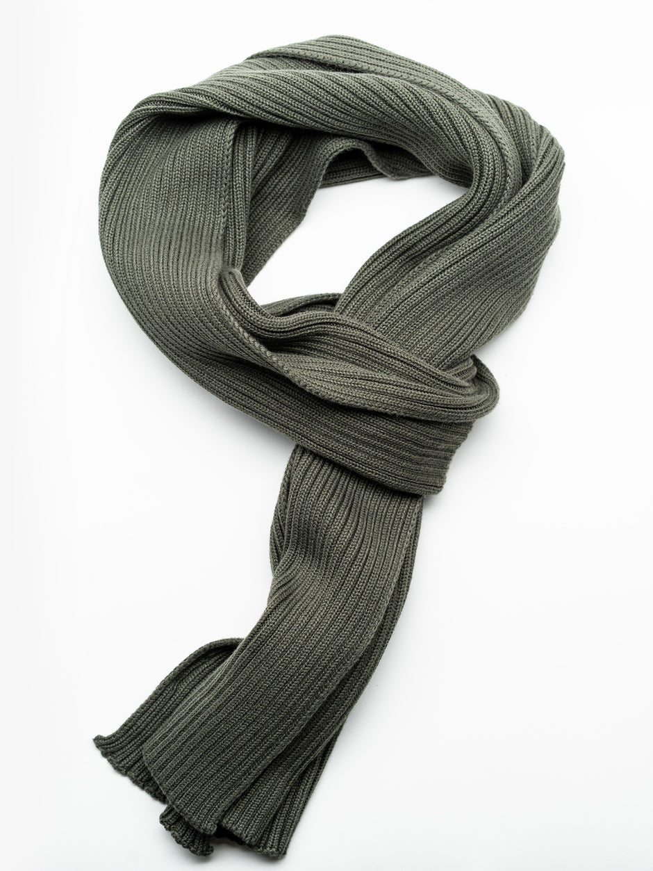 Esarfa Tip Fular Barbati Kaki 100% Bumbac Natural BMan002 (4)