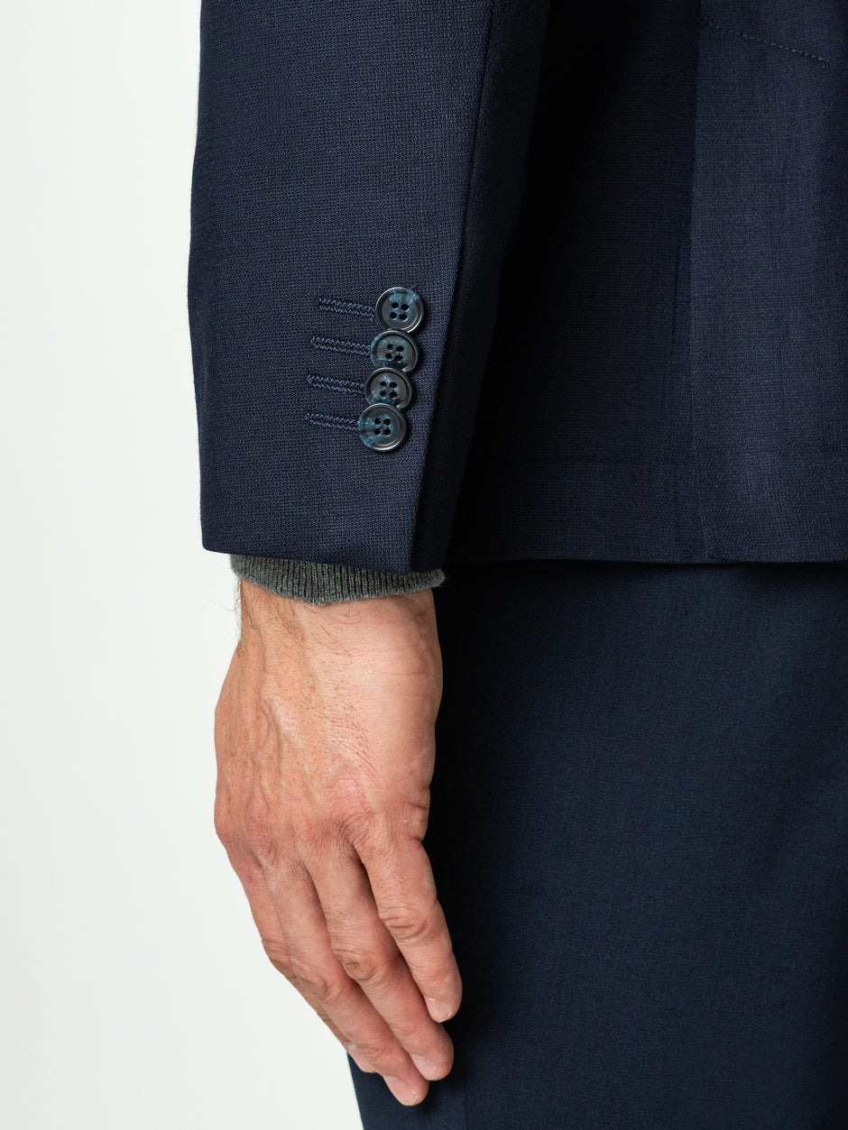 Costum Albastru Bleumarin 100% Lana Vitale Barberis Super 110's BMan0054 (8)