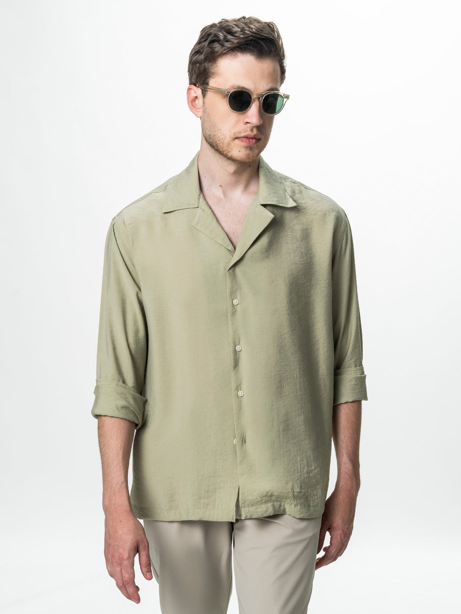 Tinuta Barbati Completa Casual de Vara Olive Bman1122 (5)