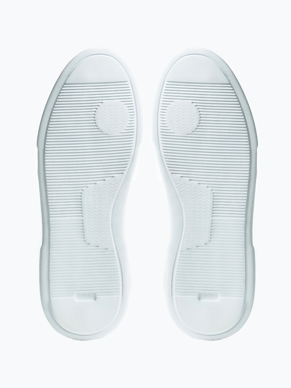 Pantofi Casual Barbati Snearkers Albi Din Piele Naturala BMan0386 (10)