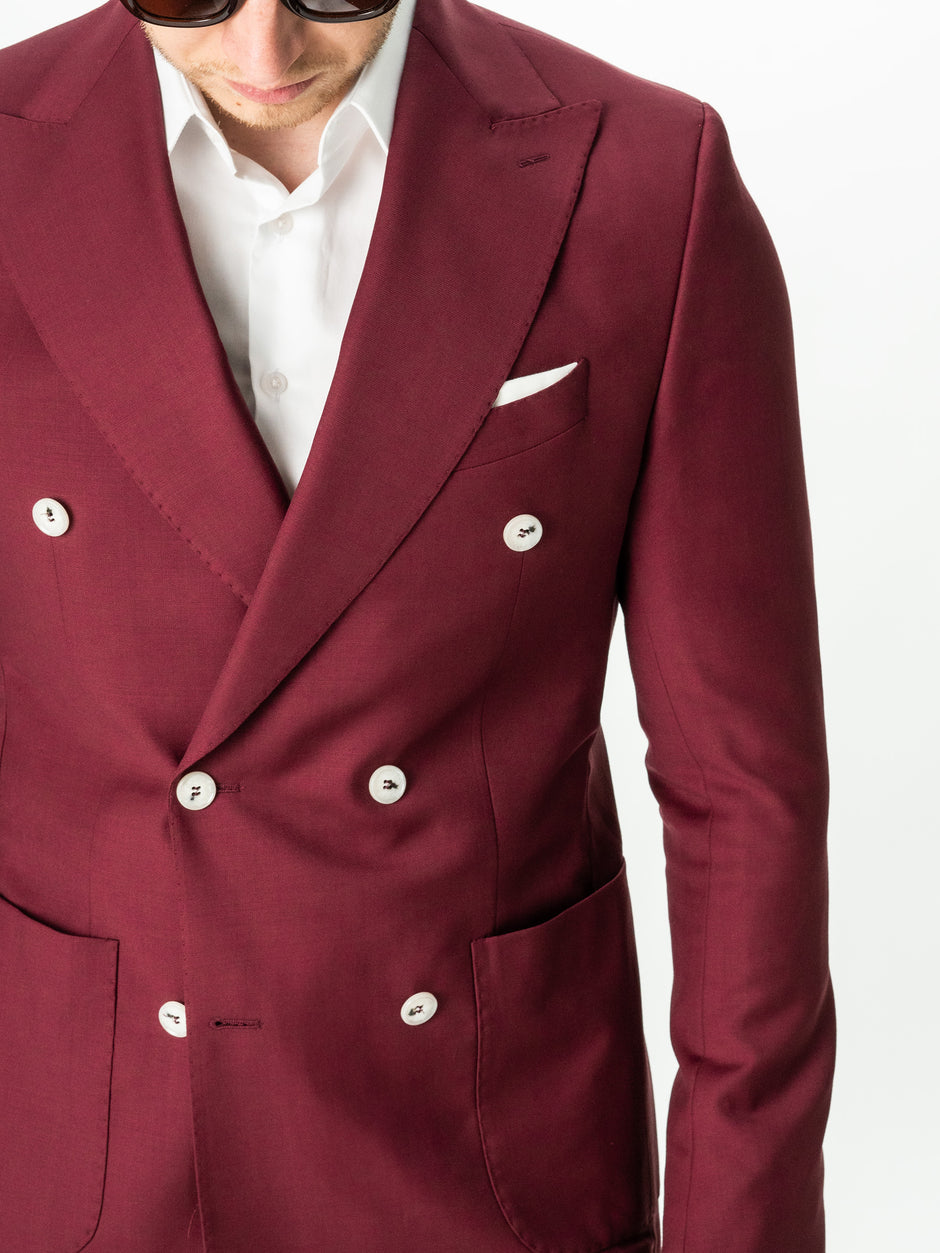 Sacou Doua Randuri Barbati Bordo Lana Vitale Barberis Bman0029 (3)