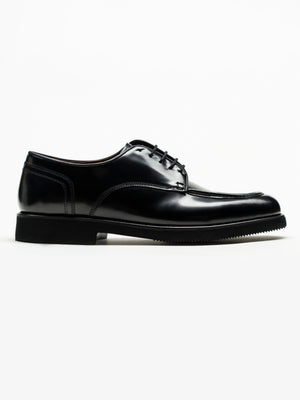 Pantofi Barbati Derby Piele Naturala Negri BMan0426