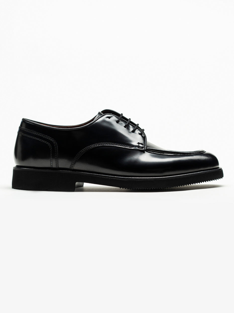 Pantofi Barbati Derby Piele Naturala Negri BMan0426 (1)