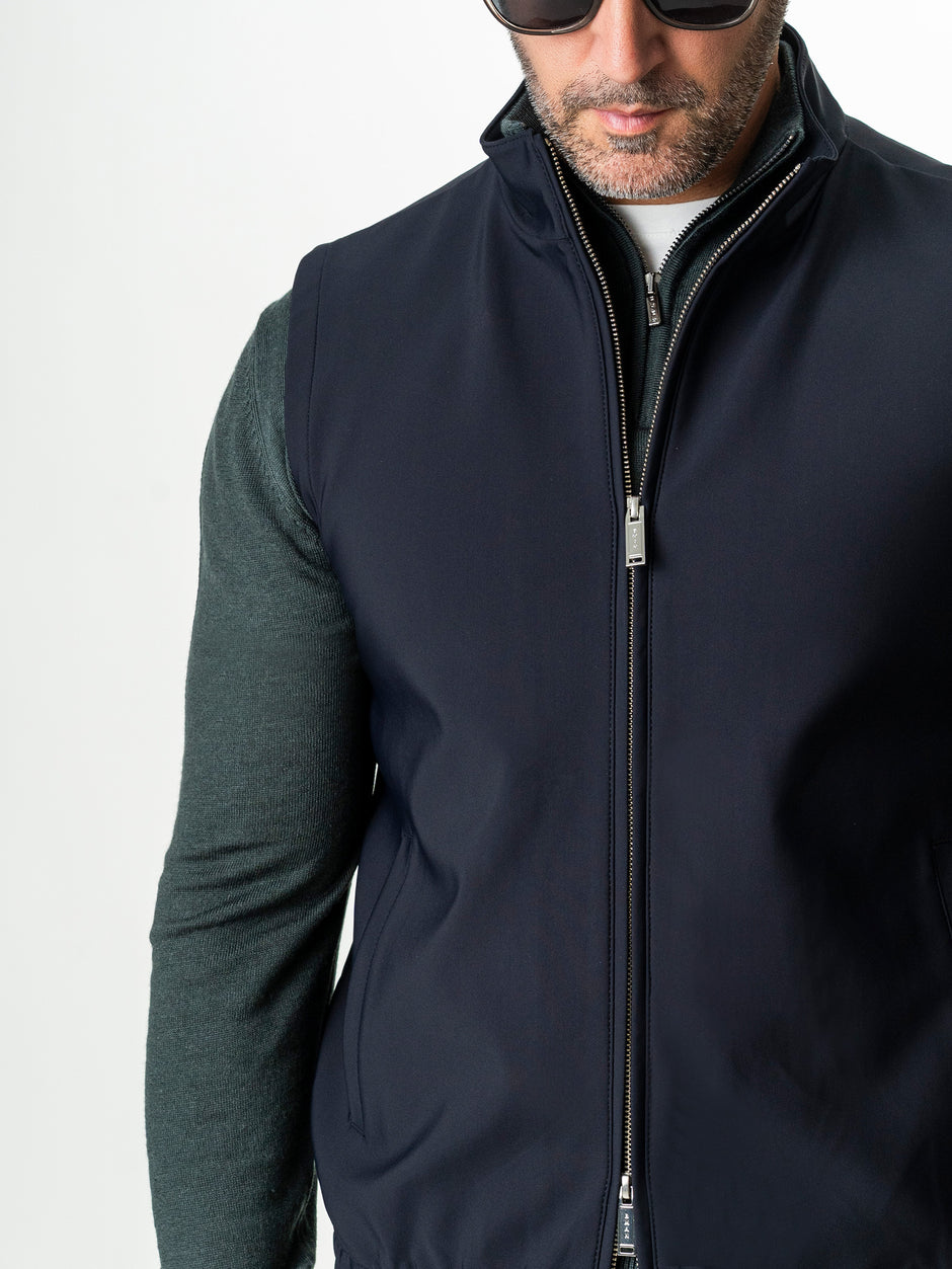 Vesta Premium Tip Jacketa Fara Maneci Bleumarin BMan0003 (7)